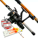 Combo Pesca Caña Sunset 2700 Tele + Reel IX 4000 RC + Accesorios